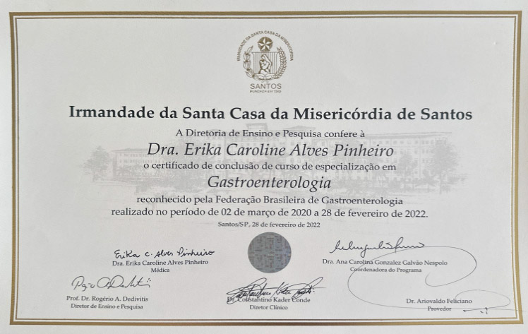 Diploma-gastroenterologia